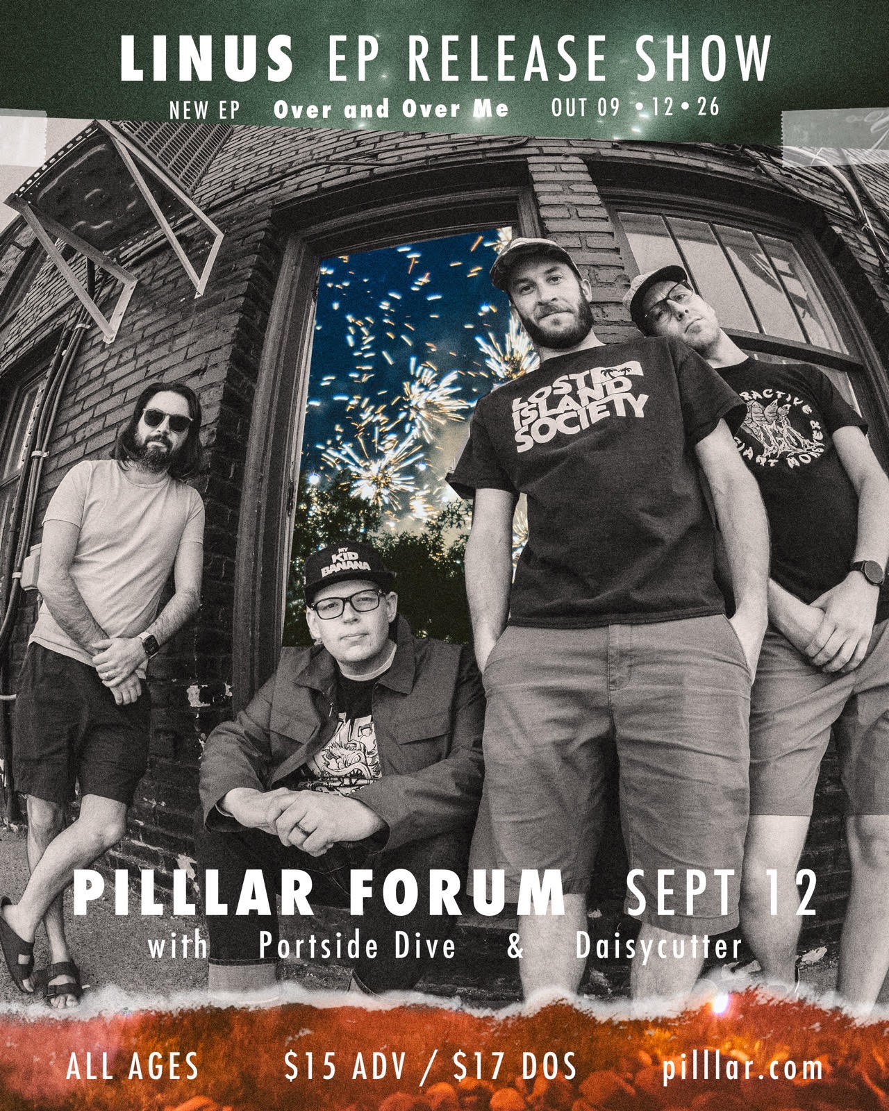 EP Release Show — Sep 12 at Pilllar Forum